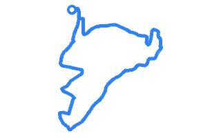 Route shape for Route 4 at Lowestoft DTC