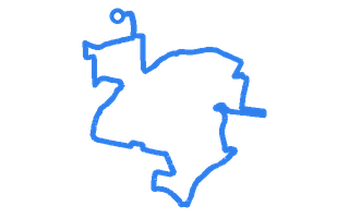 Route shape for Route 6 at Lowestoft DTC