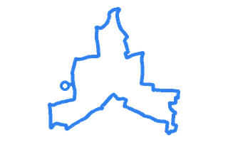 Route shape for Route 11 at Lowestoft DTC