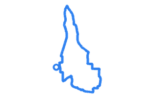 Route shape for Route 15 at Lowestoft DTC