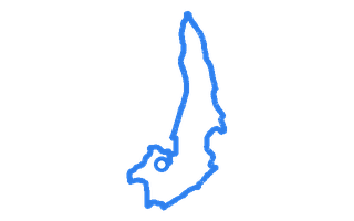 Route shape for Route 16 at Lowestoft DTC