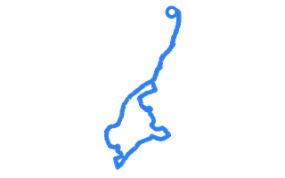 Route shape for Route 19 (NEW) at Lowestoft DTC