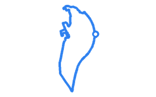 Route shape for Route 4 at Ludlow DTC