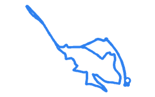Route shape for Route 8 at Ludlow DTC