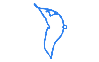 Route shape for Route 16 at Ludlow DTC