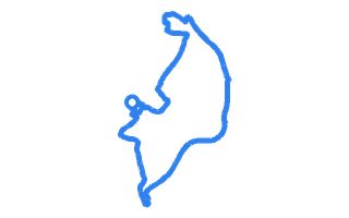 Route shape for Route 2 at Luton DTC