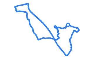 Route shape for Route 5 at Luton DTC