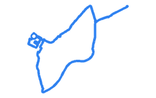 Route shape for Route 6 at Luton DTC