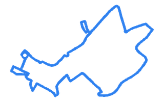 Route shape for Route 8 at Luton DTC