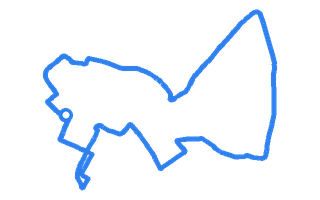 Route shape for Route 14 at Luton DTC