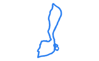 Route shape for Route 1 at Macclesfield DTC