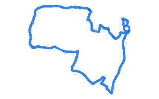 Route shape for Route 9 at Macclesfield DTC