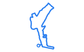 Route shape for Route 8 (NEW) at Maidstone DTC