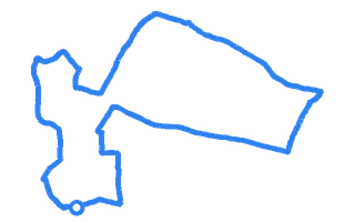Route shape for Route 9 at Maidstone DTC