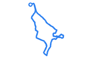 Route shape for Route 12 at Maidstone DTC