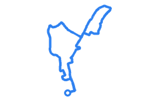 Route shape for Route 13 (NEW) at Maidstone DTC