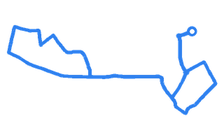 Route shape for Route 4 at Manchester (Atherton) DTC