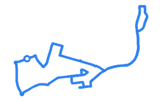 Route shape for Route 7 at Manchester (Atherton) DTC