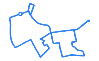 Route shape for Route 9 at Manchester (Atherton) DTC