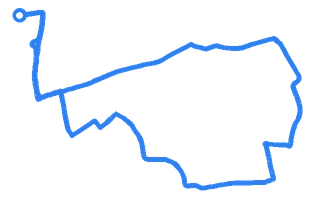 Route shape for Route 6 at Manchester (Bredbury) DTC