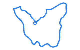 Route shape for Route 2 at Manchester (Cheadle) DTC