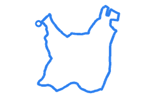 Route shape for Route 5 at Manchester (Cheadle) DTC