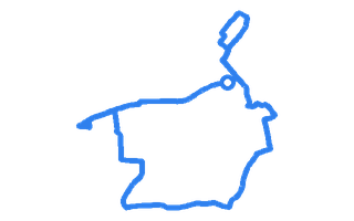 Route shape for Route 9 at Manchester (Cheadle) DTC