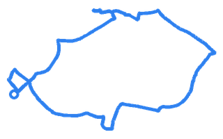Route shape for Route 10 at Manchester (Cheadle) DTC
