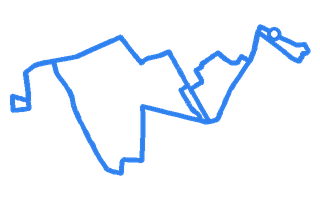 Route shape for Route 1 at Manchester (Cheetam Hill) DTC