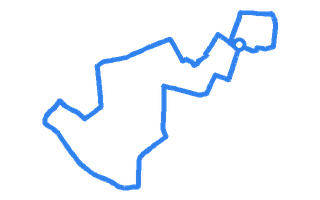 Route shape for Route 6 at Manchester (Cheetam Hill) DTC