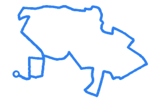 Route shape for Route 15 (NEW) at Manchester (Cheetam Hill) DTC
