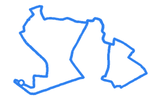 Route shape for Route 18 (NEW) at Manchester (Cheetam Hill) DTC