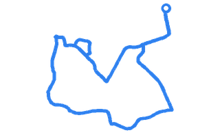 Route shape for Route 2 at Manchester (Chorley) DTC