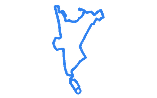 Route shape for Route 7 at Manchester (Hyde) DTC