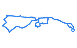 Route shape for Route 8 at Manchester (Hyde) DTC