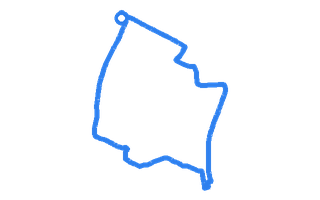 Route shape for Route 5 at Manchester (West Didsbury) DTC
