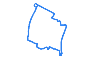 Route shape for Route 9 at Manchester (West Didsbury) DTC
