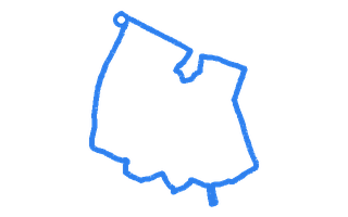 Route shape for Route 12 at Manchester (West Didsbury) DTC