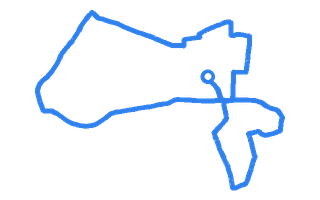 Route shape for Route 2 at Melton Mowbray DTC