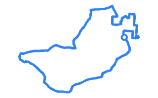 Route shape for Route 4 at Melton Mowbray DTC