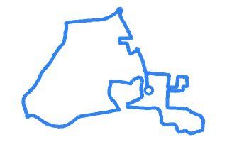 Route shape for Route 6 at Melton Mowbray DTC