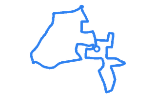 Route shape for Route 7 at Melton Mowbray DTC