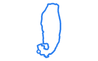 Route shape for Route 9 at Melton Mowbray DTC
