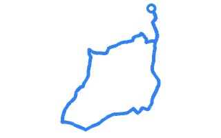 Route shape for Route 12 at Melton Mowbray DTC
