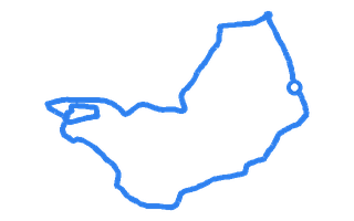 Route shape for Route 14 at Melton Mowbray DTC