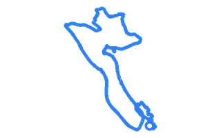 Route shape for Route 5 at Merthyr Tydfil DTC