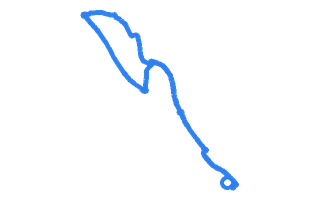 Route shape for Route 9 at Merthyr Tydfil DTC