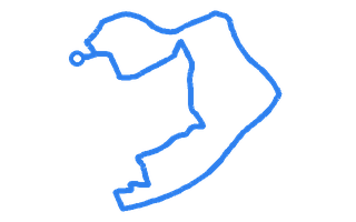 Route shape for Route 2 (NEW) at Middlesbrough DTC