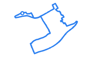 Route shape for Route 3 at Middlesbrough DTC