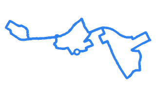 Route shape for Route 5 at Middlesbrough DTC